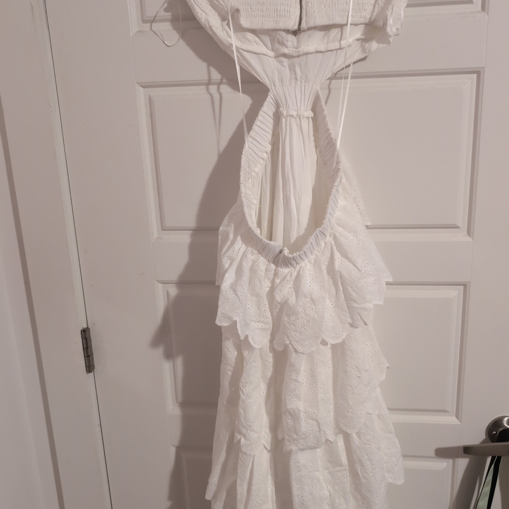 NWT Strapless White Dress - Picture 4 of 4
